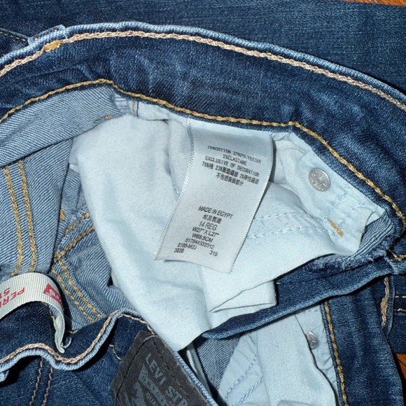 Levi's Dark Blue Skinny Jeans for kids size 14 boys - Picture 2 of 3